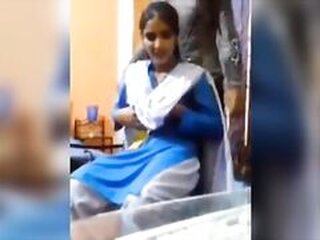 Banti Boudi rubbing her pusy while her jija Ji removing her cloth